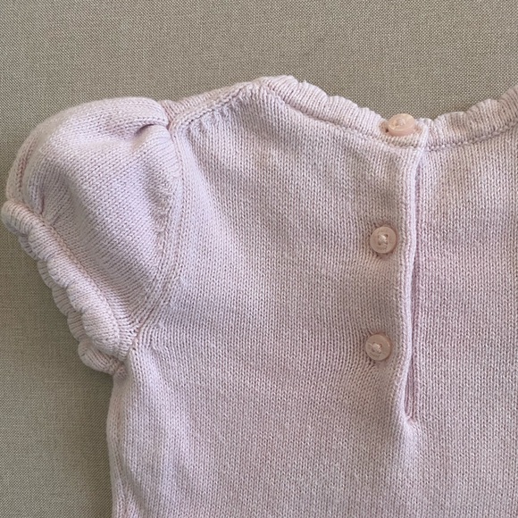 Janie and Jack Knitted Bunny Dress 6-12 Months - Picture 8 of 9